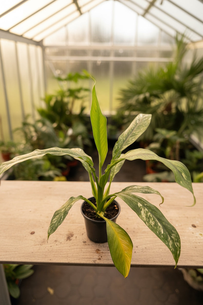Spathphyllum Sensation Mint 4"