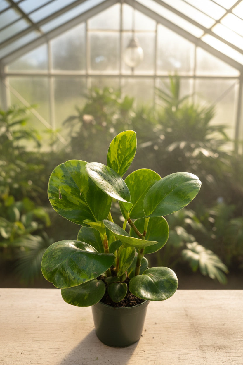 Peperomia Obtusifolia Marble 4"