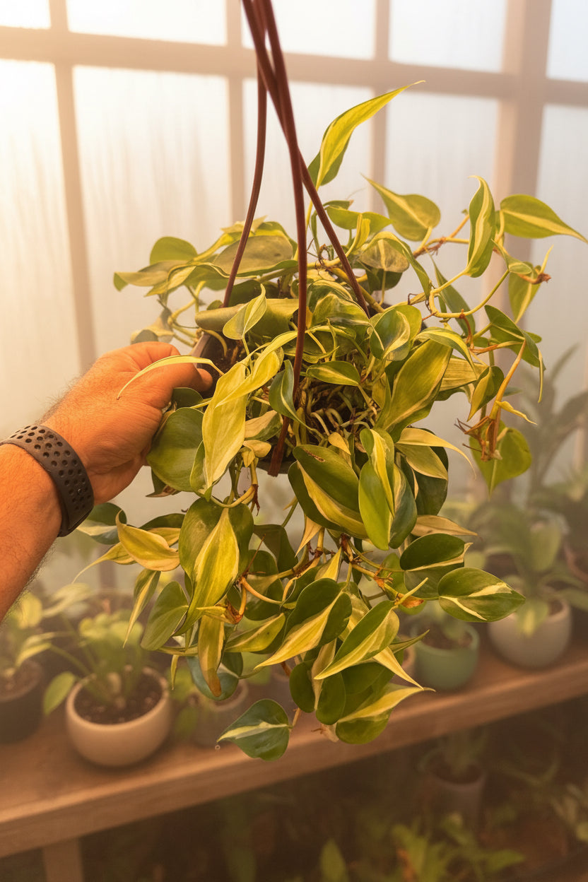 Philodendron Silver Stripe 6"