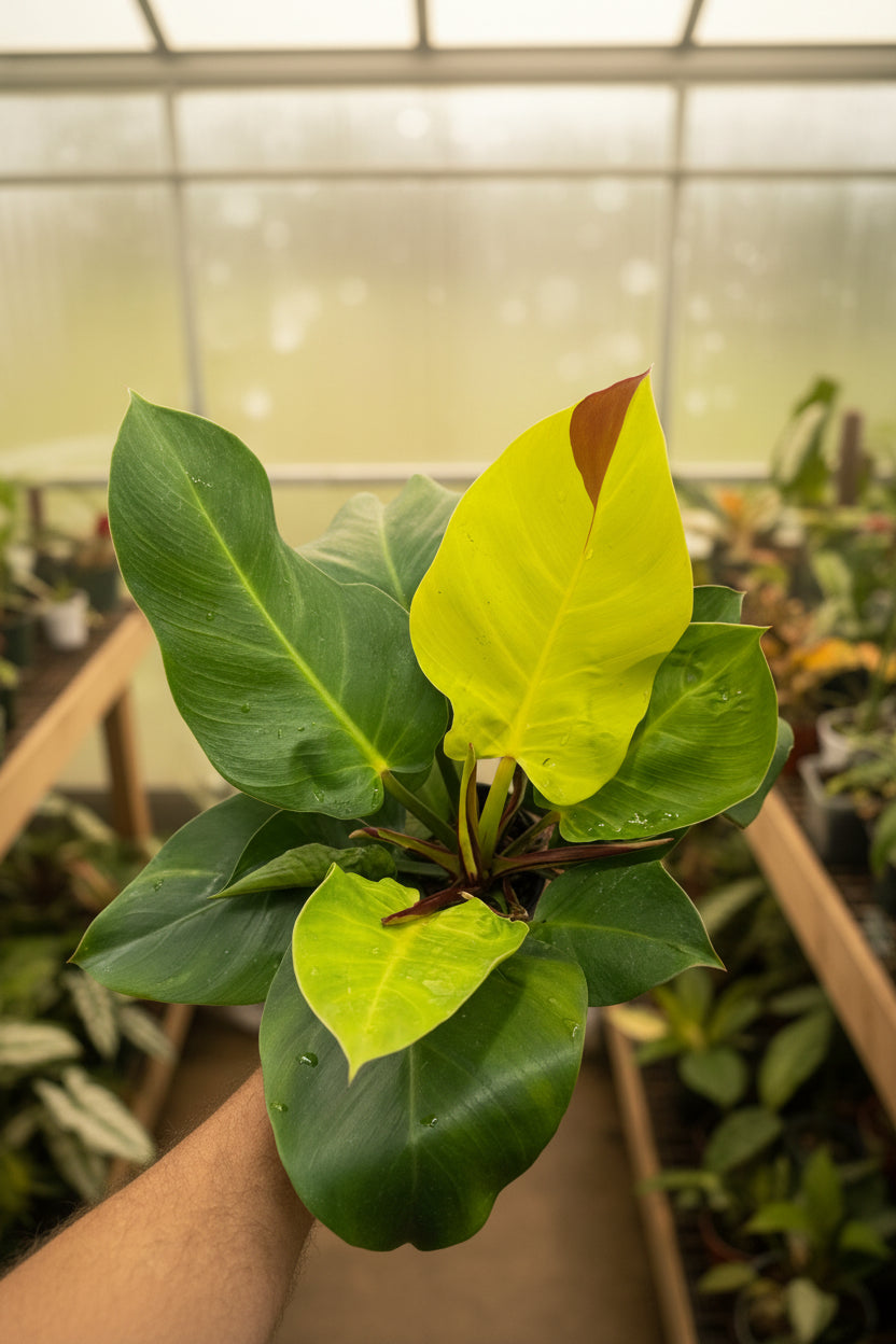 Philodendron Red Moon/Yellow Flame  6”