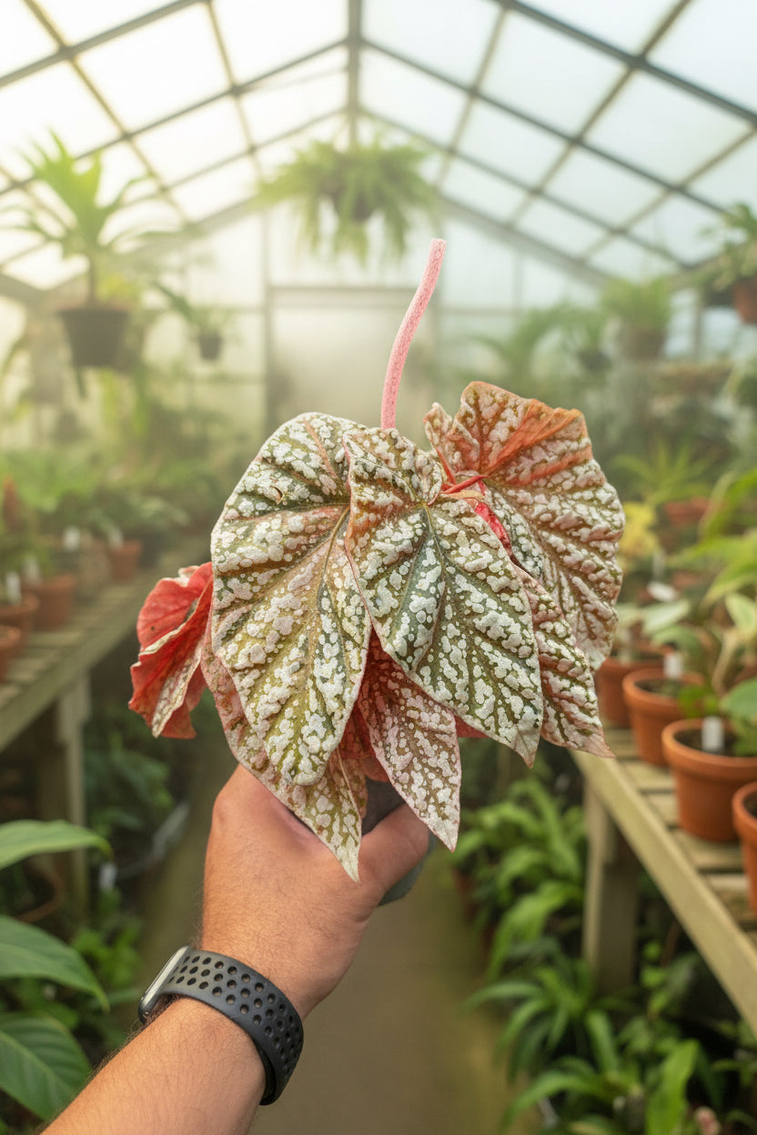 Begonia 'Pink Snowcapped'