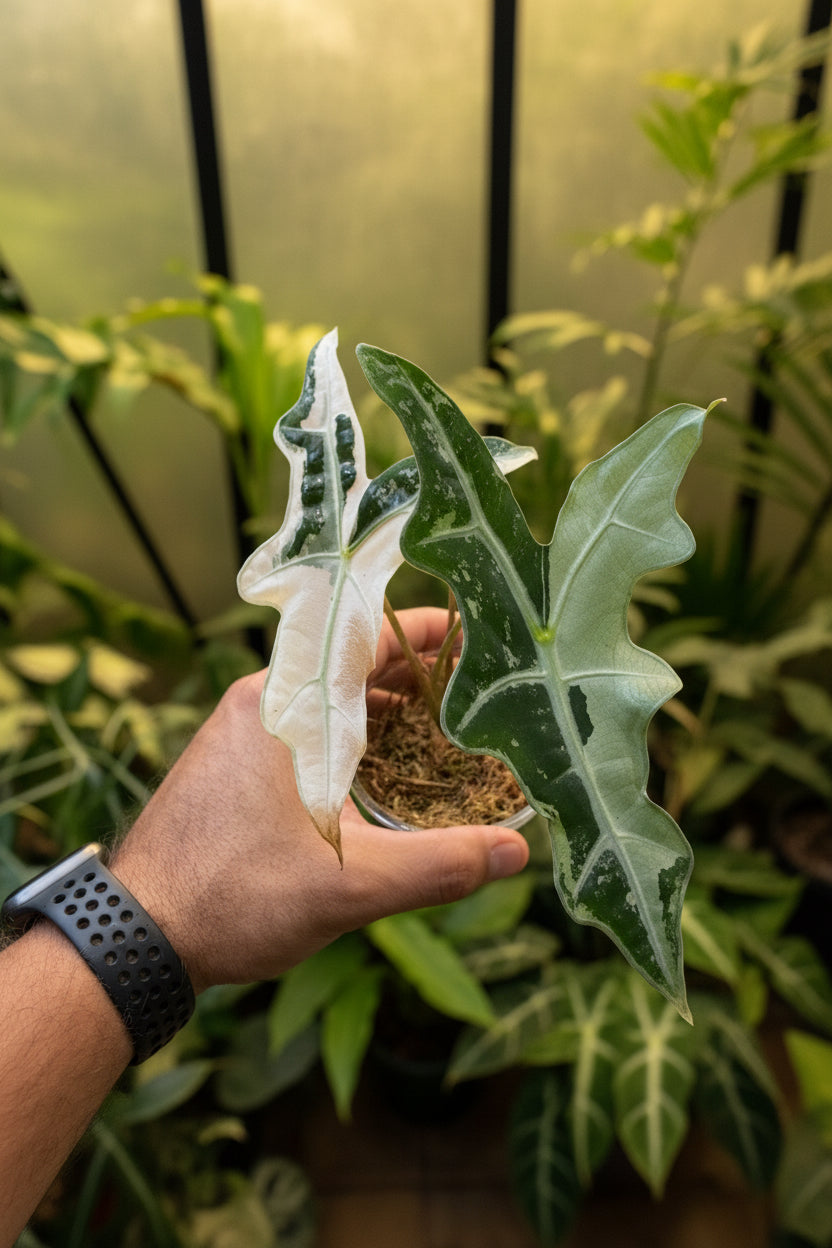 Alocasia Nobilis Pink Mint