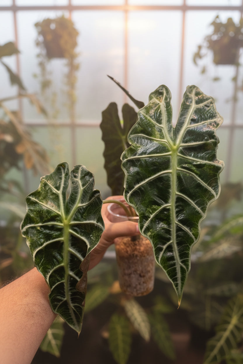 Alocasia Polly Aurea 5”