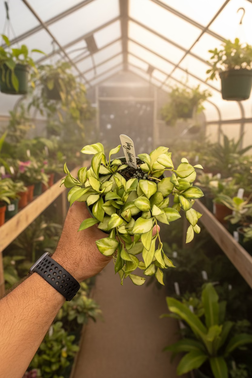 Hoya Heuschkeliana Variegated 4”
