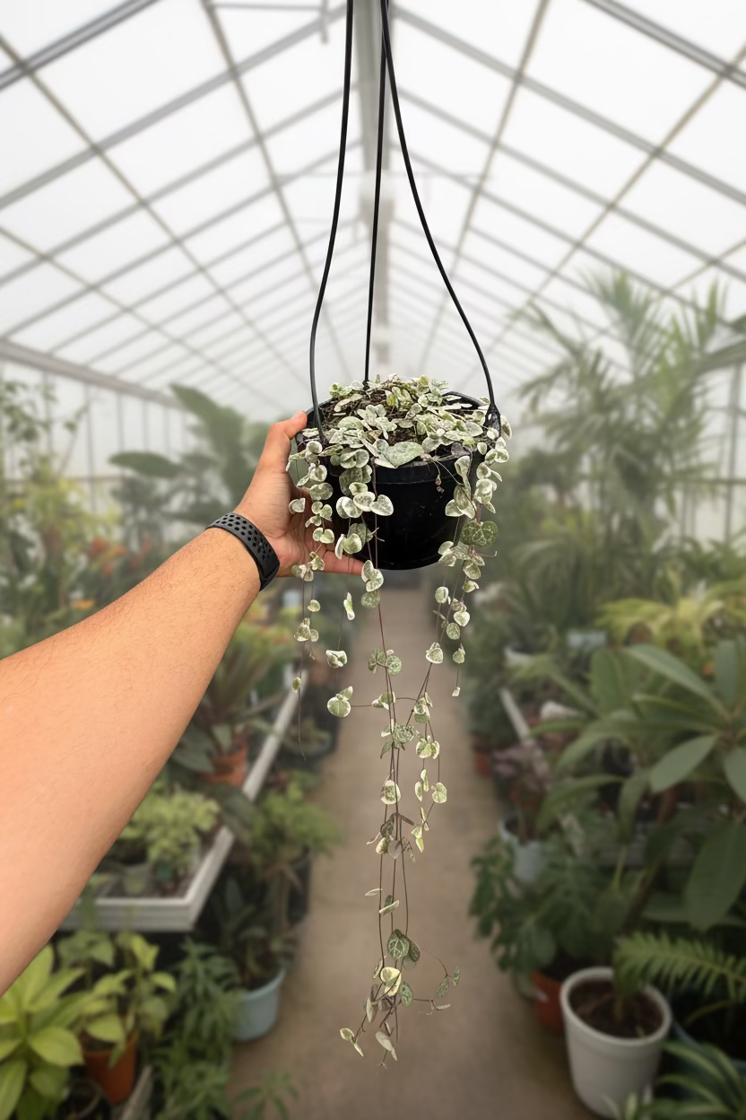 Variegated String of Hearts 8” HB