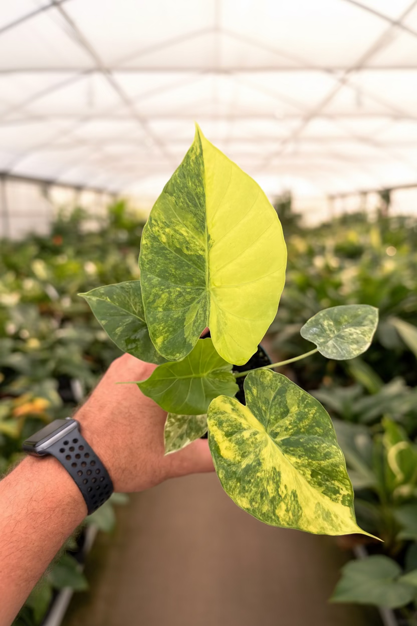 Alocasia Gageana Aurea