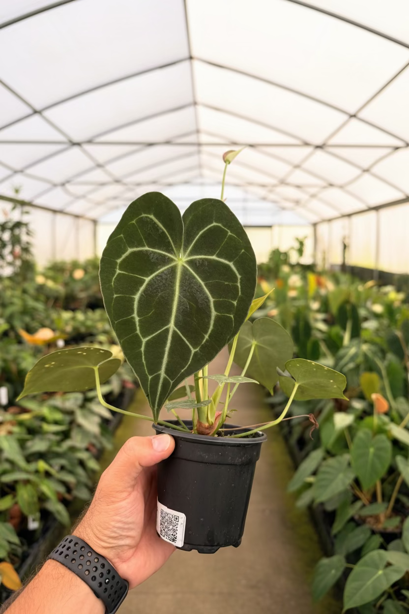 Anthurium Clarinervium 4”