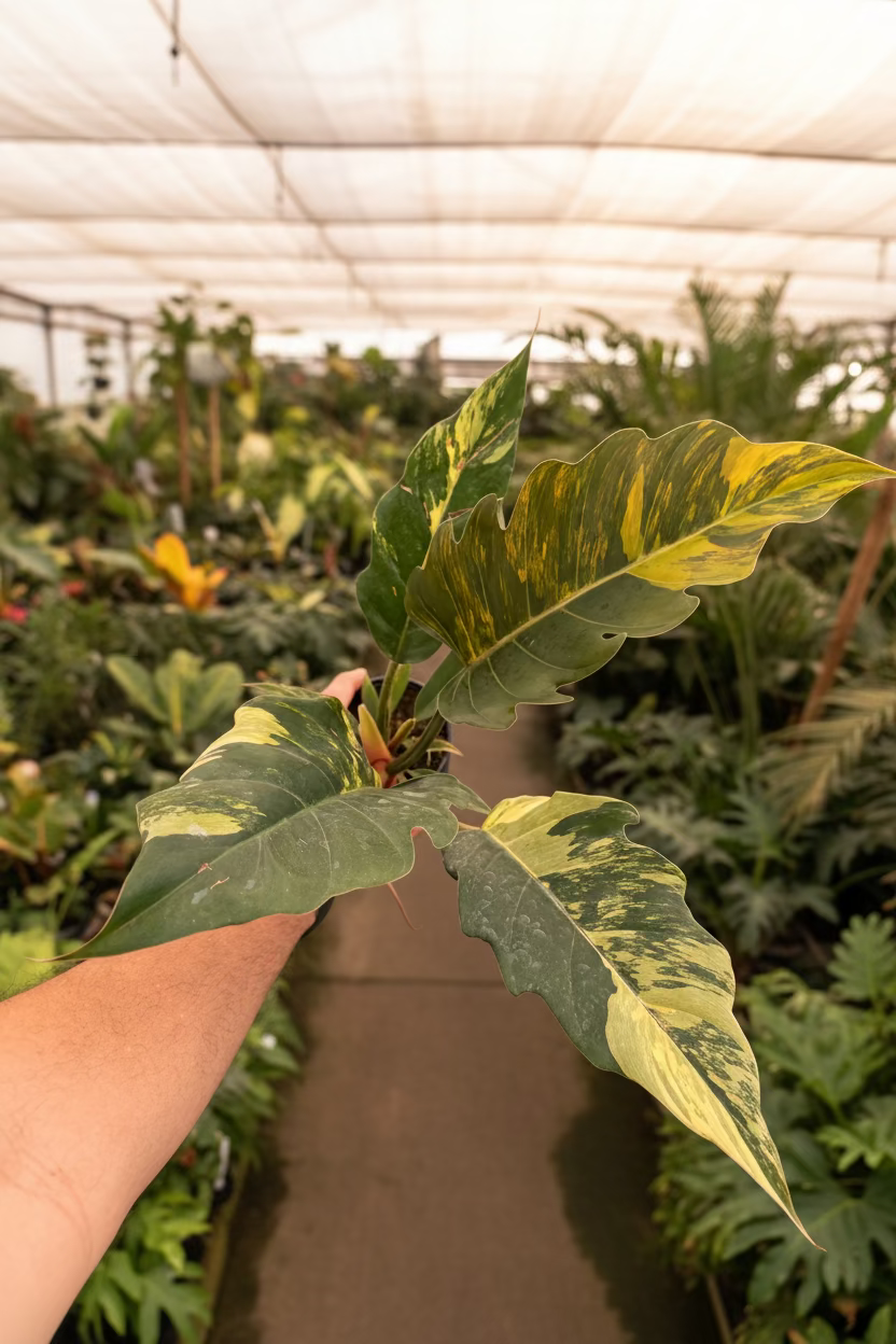 Philodendron Caramel Marble Variegated