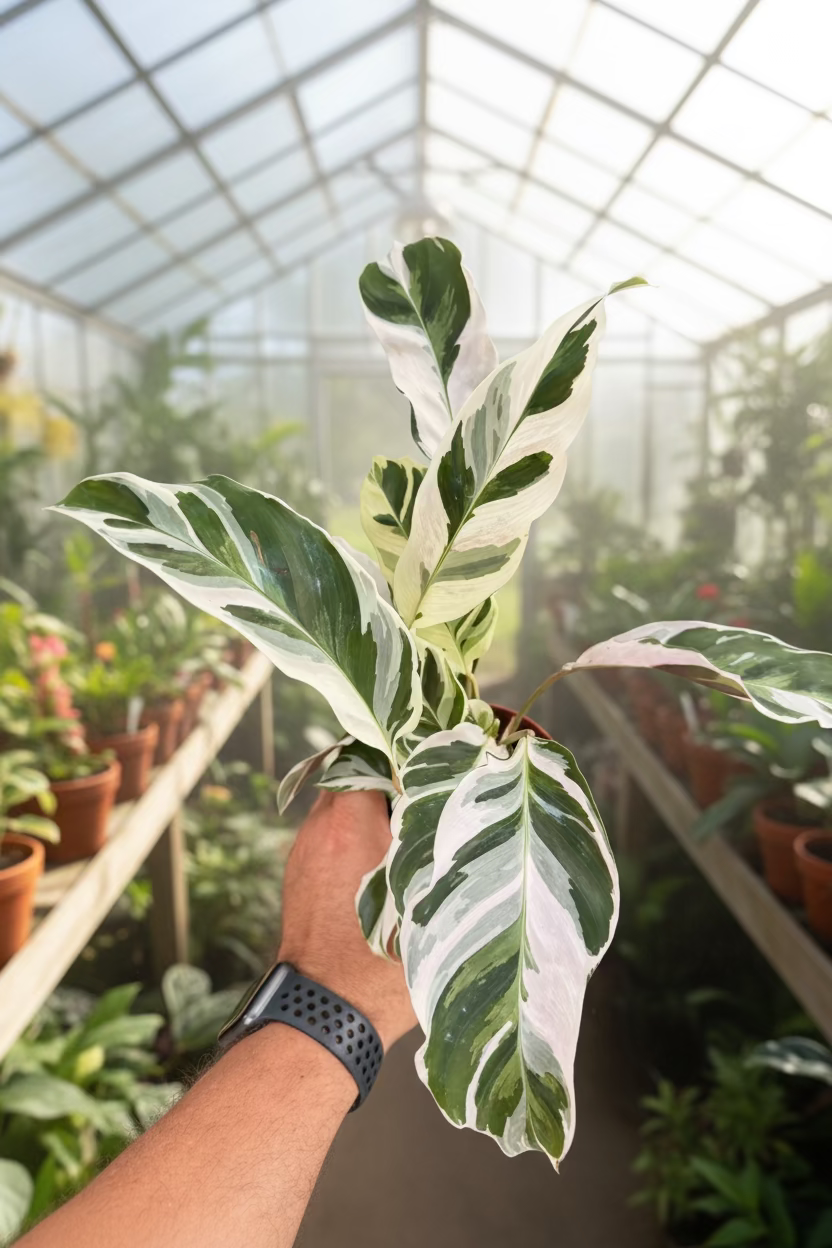 Calathea Fusion White