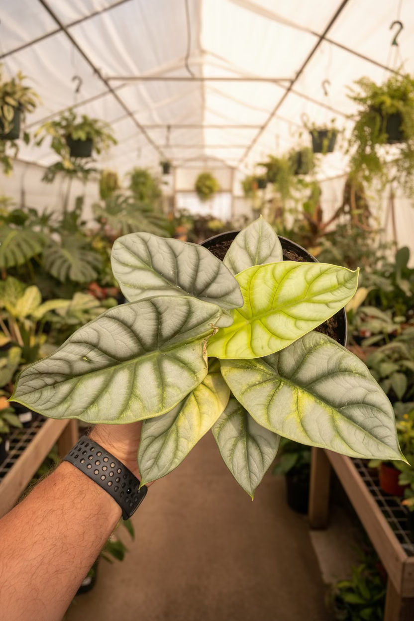 Alocasia Silver Dragon Aurea Sport 6"