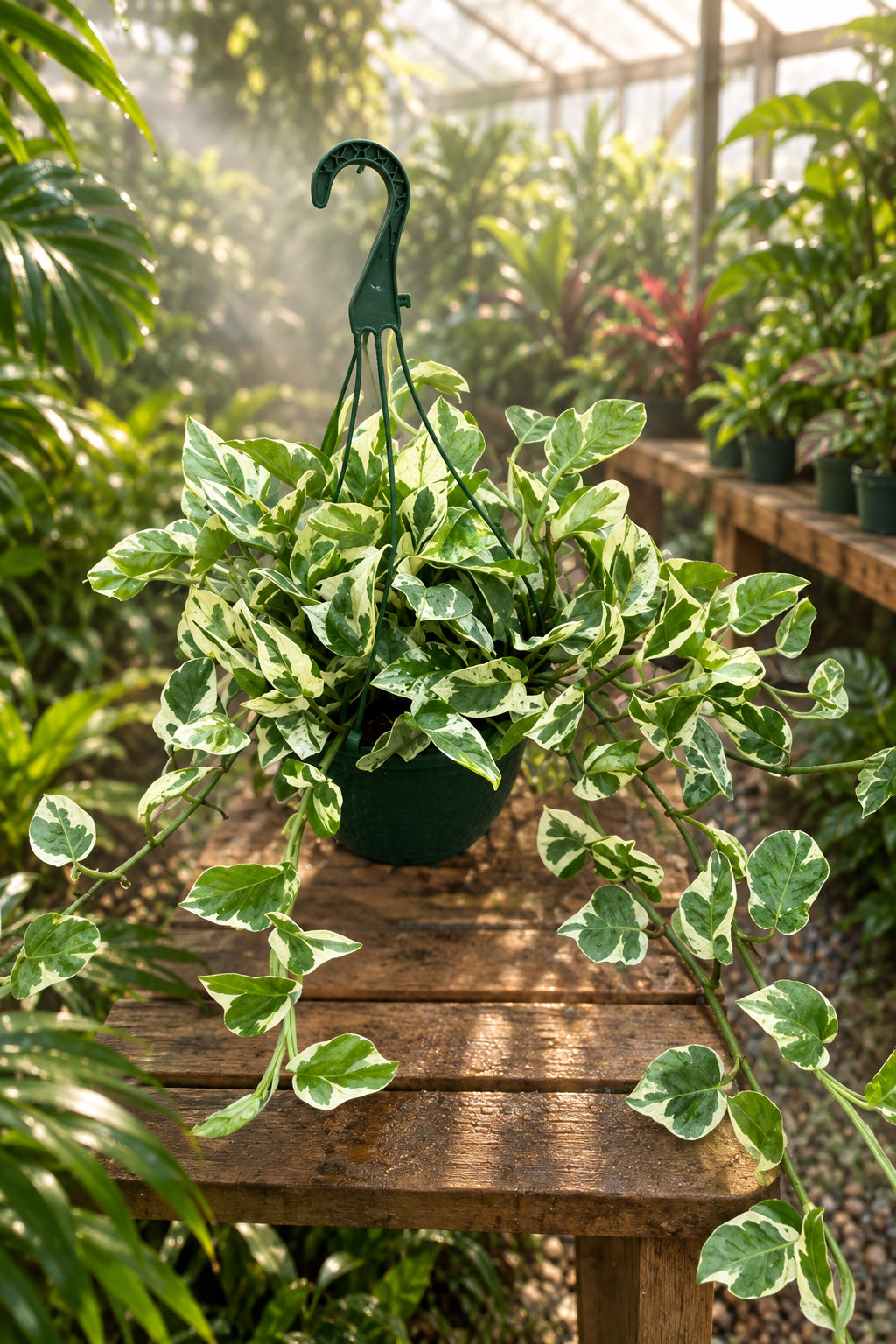 Epipremnum Pearls and Jade 8” HB